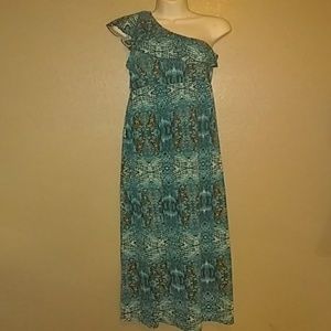 Long nice one shoulder dress